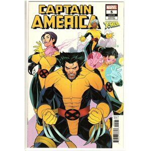 Captain America no.5 Variant Edition Uncanny X-Men Marvel Comic Book Rated T+